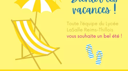 Bonnes vacances !