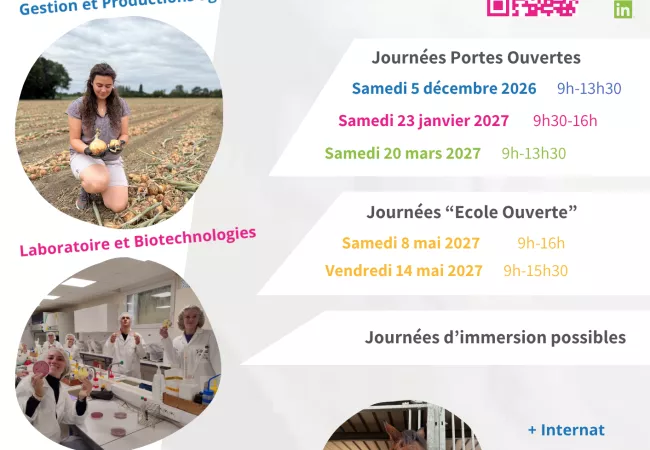 Journées Portes Ouvertes 2026-2027